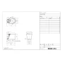 LIXIL(リクシル) YBC-S40HU BW1+DV-S826H BW1 取扱説明書 商品図面 施工説明書 サティスSタイプリトイレ 商品図面1
